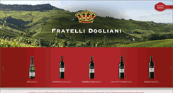 Desktop Screenshot of fratellidogliani.com